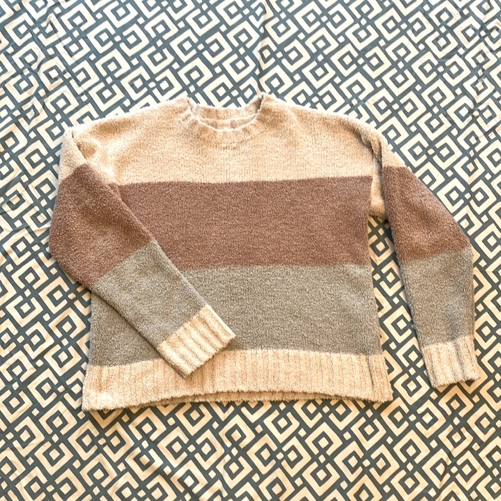 Altar’d State Cozy Striped Women's Sweater